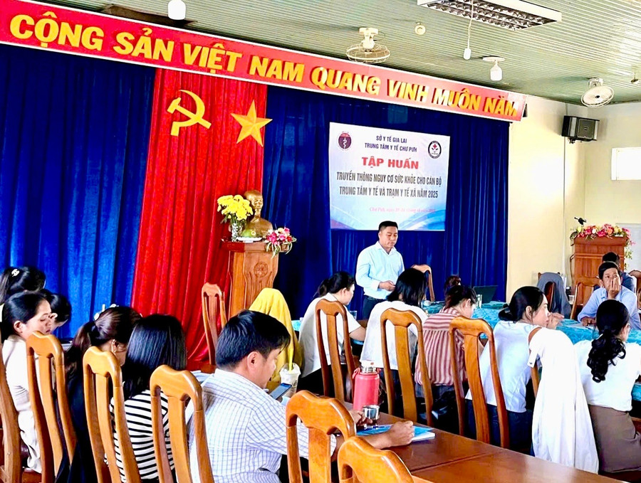 Quang cảnh lớp tập huấn. Ảnh: CTV z7151825498930-b576d35a6073165049a4d9a2bd14d104.jpg