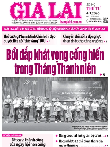 Báo Gia Lai số thứ tư ngày 4-3-2026