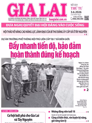Báo Gia Lai số thứ tư 3-6-2026