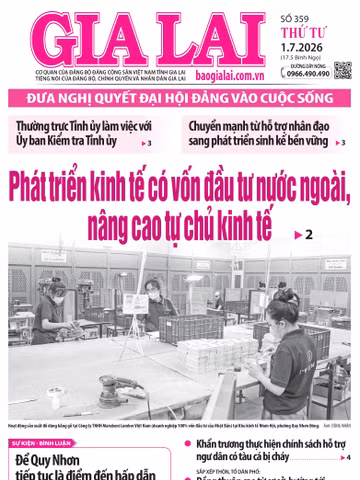Báo Gia Lai số thứ tư ngày 1-7-2026