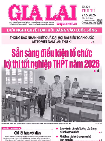 Báo Gia Lai số thứ tư ngày 27-5-2026