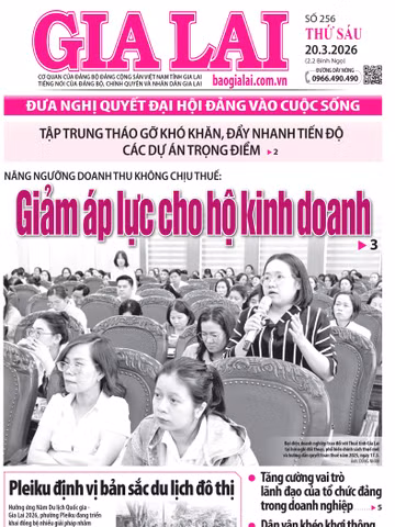 Báo Gia Lai số thứ sáu ngày 20-3-2026