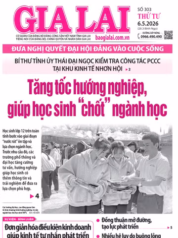 Báo Gia Lai số thứ tư 6-5-2026