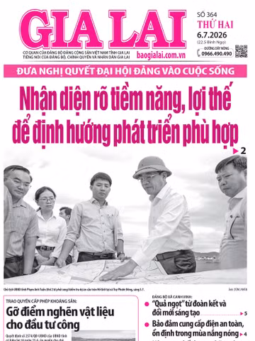 Báo Gia Lai số thứ hai ngày 6-7-2026