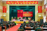 Quang cảnh Đại hội đại biểu Đảng bộ Lữ đoàn Công binh 280