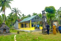 Chùa Cây Thị nằm giữa không gian yên bình vùng quê. Ảnh: Ngọc Nhuận