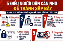 Cảnh báo thủ đoạn lừa đảo lợi dụng việc kê khai, đăng ký đất đai