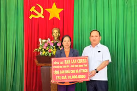 Chủ tịch UBND tỉnh Gia Lai Rah Lan Chung dự sinh hoạt Chi bộ làng Ia Lang