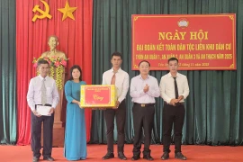 Liên khu dân cư An Xuân-An Thạch đoàn kết, xây dựng quê hương giàu đẹp.