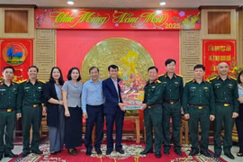 Bí thư Thành ủy Pleiku thăm, chúc Tết các đơn vị Quân đội