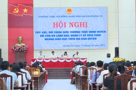 HĐND huyện Krông Pa đối thoại với cán bộ và viên chức ngành Giáo dục