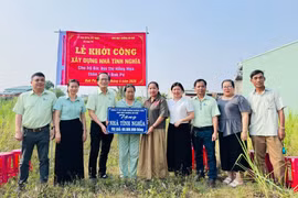 Khởi công xây dựng 2 căn nhà tình nghĩa cho hộ nghèo tại xã Đak Pơ 