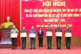 Giai đoạn 2021-2025: Gia Lai tìm kiếm, quy tập được 176 hài cốt liệt sĩ