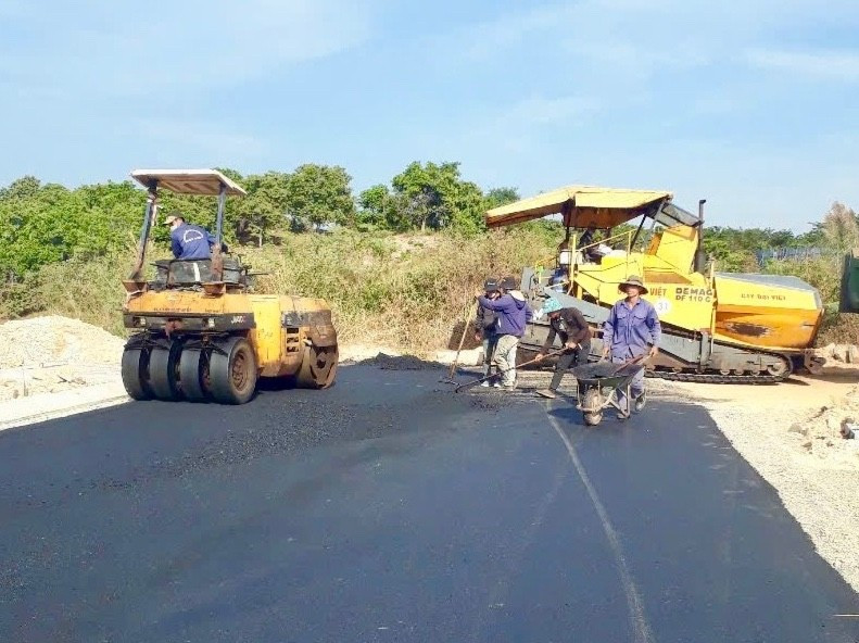 Dự án hạ tầng Khu kinh tế Cửa khẩu Quốc tế Lệ Thanh đang đẩy nhanh tiến độ thi công. Ảnh: Hà Duy img-8698-2-30.jpg