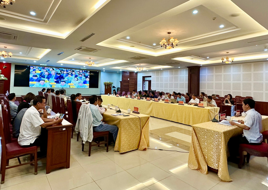 Quang cảnh buổi toạ đàm tại điểm cầu tỉnh Gia Lai. Ảnh: Hà Duy quang-canh-buoi-toa-dam-tai-dau-cau-tinh-gia-lai-anh-ha-duy.jpg
