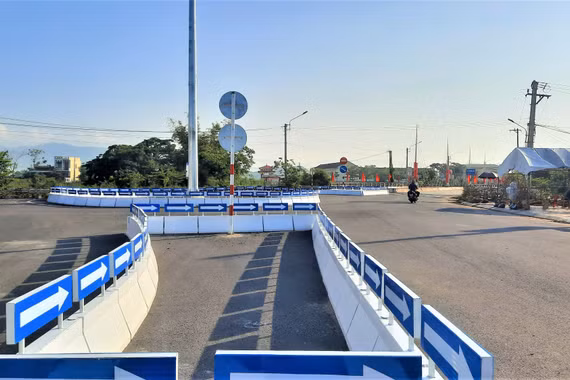 Đưa vào sử dụng nút giao thông đấu nối đường trục Đông - Tây cầu Mương Đôi