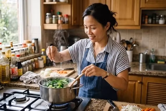 3 lợi ích ít người biết khi cho muối vào nước luộc rau