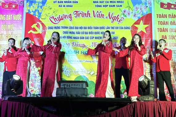 Đẩy mạnh tuyên truyền về ngày hội lớn của toàn dân