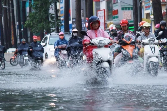 Chiều nay, Tây Nguyên và Nam bộ có mưa lớn
