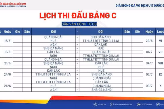 2 đội bóng Gia Lai tham gia vòng loại Giải bóng đá vô địch U17 quốc gia 2026