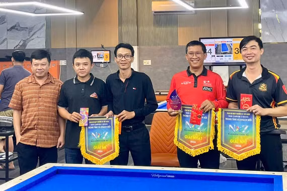 Cơ thủ Huỳnh Xuân Châu vô địch Giải billiards 3 băng tranh cúp CLB NZ 2026