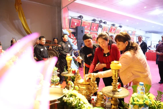 Trang nghiêm Lễ cúng Tổ võ cổ truyền Bình Định