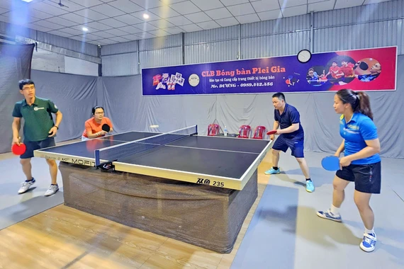 Sức hút của bóng bàn nơi cao nguyên 