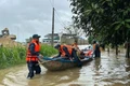 Mưa lớn kéo dài, lũ trên các sông ở Quảng Ngãi lên cao