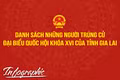 Danh sách những người trúng cử đại biểu Quốc hội khóa XVI của tỉnh Gia Lai