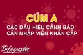 Cúm A các dấu hiệu cảnh báo cần nhập viện khẩn cấp