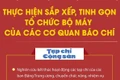 Phương án sắp xếp cơ quan báo chí thuộc Chính phủ và bộ, ngành