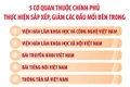 Sắp xếp, tinh gọn tổ chức bộ máy bên trong của 3 cơ quan ngang bộ và 5 cơ quan thuộc Chính phủ