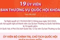 19 Ủy viên Ủy ban Thường vụ Quốc hội khóa XV