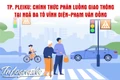 TP. Pleiku: Chính thức phân luồng giao thông tại ngã ba Tô Vĩnh Diện-Phạm Văn Đồng