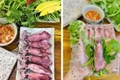 Vì sao món mực hấp cuốn rau muống bánh tráng gây sốt mạng?