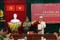 Công bố quyết định của Bộ trưởng Công an về công tác cán bộ