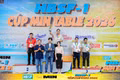 Cơ thủ Gia Lai Nguyễn Nhất Hòa giành ngôi á quân Giải billiards HBSF Tour 1 năm 2026
