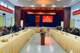 Quang cảnh hội nghị gặp mặt các chức sắc, chức việc nhân dịp lễ Giáng sinh năm 2024. Ảnh: Vũ Chi