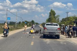 Hiện trường vụ tai nạn. Ảnh: Vũ Chi