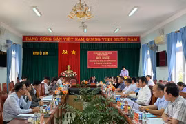 Quang cảnh hội nghị tổng kết công tác thi đua khen thưởng năm 2024 và ký kết giao ước thi đua năm 2025 tại Cụm thi đua số 3 tỉnh Gia Lai. Ảnh: Mai Linh