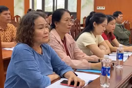 Các học viên tham gia lớp tập huấn. Ảnh: Thanh Tâm