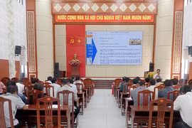 Quang cảnh hội nghị tập huấn chương trình mỗi xã một sản phẩm OCOP. Ảnh: Nguyễn Chi