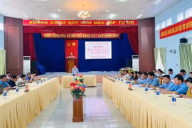 Quang cảnh hội nghị tổng kết tình hình thực hiện nhiệm vụ phát triển kinh tế-xã hội, đảm bảo an ninh-quốc phòng năm 2024 huyện Phú Thiện. Ảnh: Vũ Chi