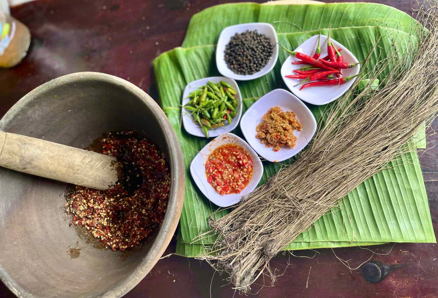 Cỏ thơm của người Jrai đã trở thành sản phẩm OCOP 3 sao cấp tỉnh. Ảnh: Minh Phương a-muoi.jpg