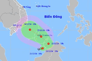 Áp thấp nhiệt đới mạnh cấp 7 sắp ảnh hưởng Tây nguyên, Nam bộ