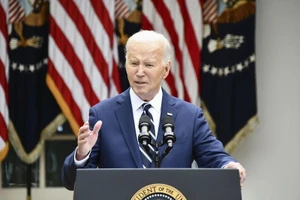 Tổng thống Mỹ Joe Biden yêu cầu tiếp tục tăng cường chuyển giao vũ khí cho Ukraine (ảnh nguồn TTXVN)