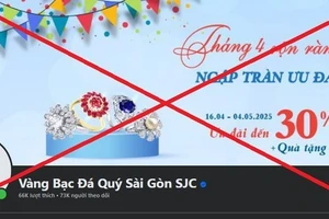 Fanpage công ty SJC bất ngờ bị mạo danh giữa cơn sốt giá vàng
