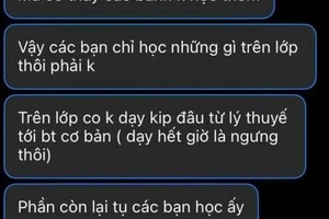 Giáo viên bị 'tố' ép học sinh học thêm: Đã có hình thức xử lý