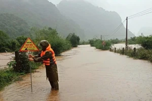 Mưa lớn, nhiều tuyến giao thông ở Quảng Bình và Quảng Trị bị chia cắt