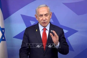 Thủ tướng Israel Benjamin Netanyahu tuyên bố sẵn sàng chuẩn bị nối lại giao tranh ở Dải Gaza. Ảnh: THX/TTXVN